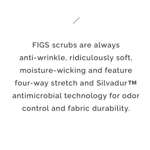 FIGS Casma 3-Pocket Scrub Top Chalk Pink XXS - Picture 5 of 8